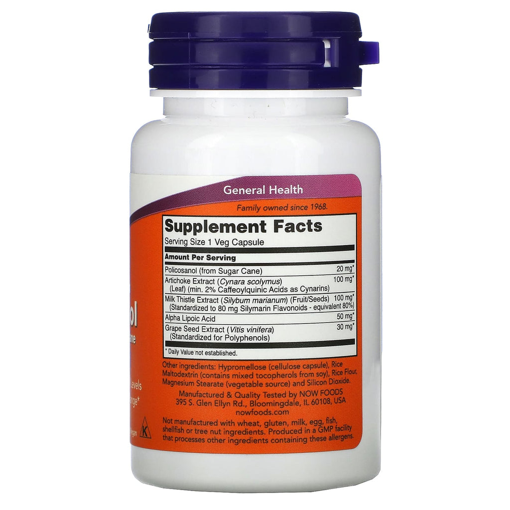 NOW Foods, Policosanol, 20 mg, 90 Veg Capsules