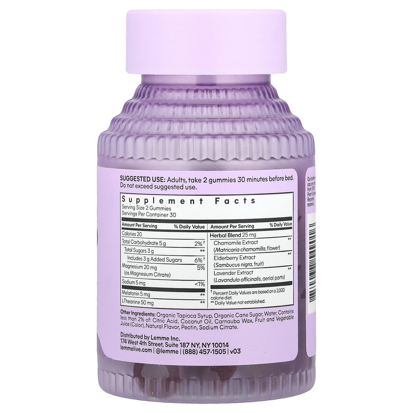 Lemme, Sleep Tight Gummies, Berry, 60 Gummies