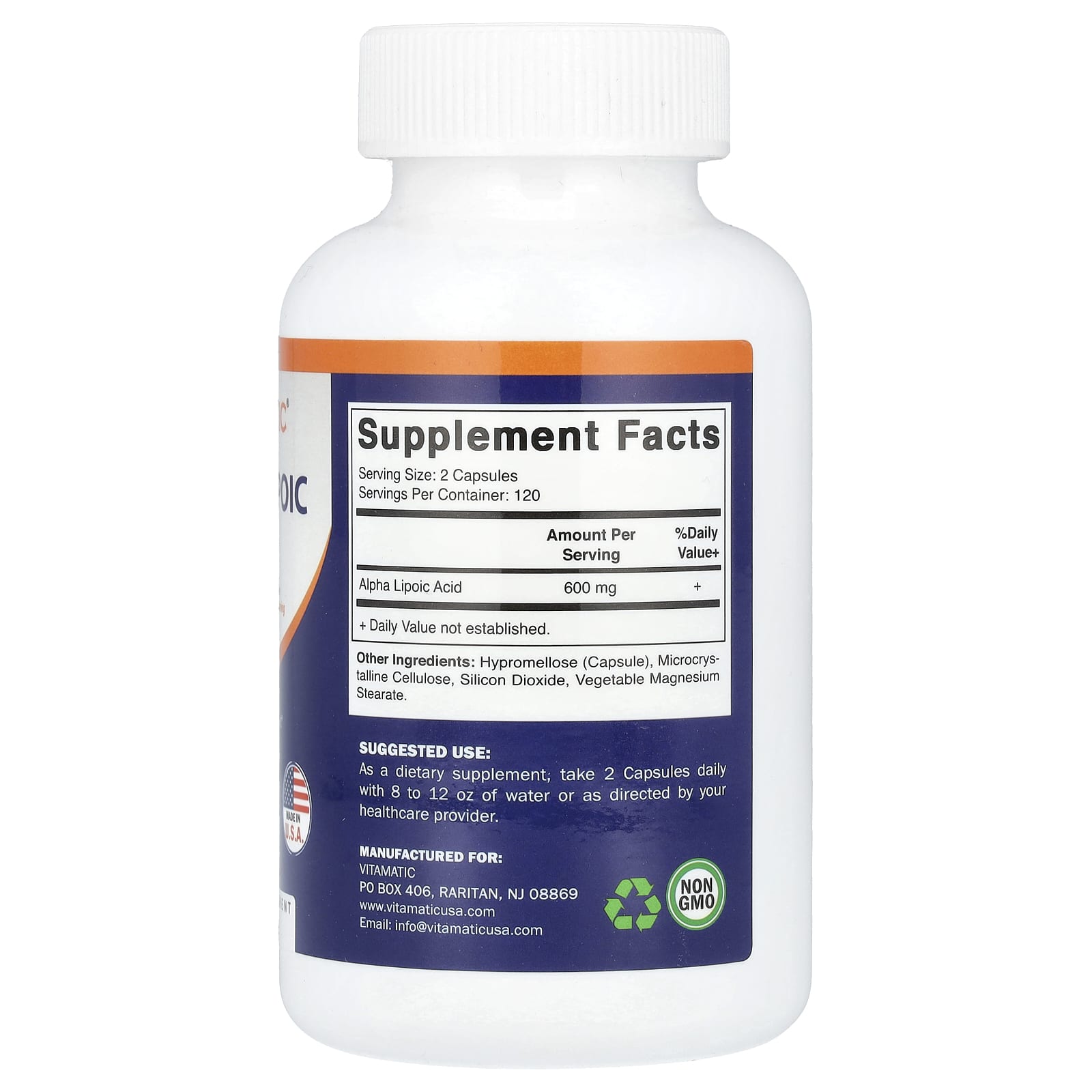 Vitamatic, Alpha Lipoic Acid, 240 Vegetable Capsules (300 mg per Capsule)
