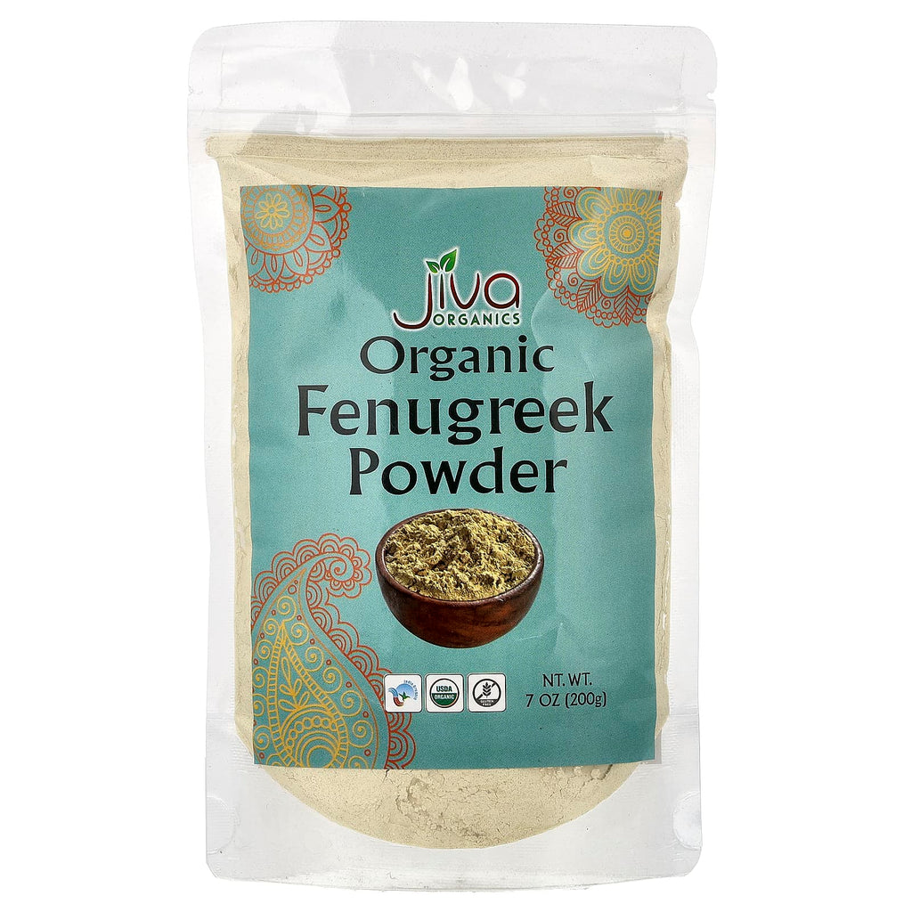 Jiva Organics, Organic Fenugreek Powder, 7 oz (200 g)