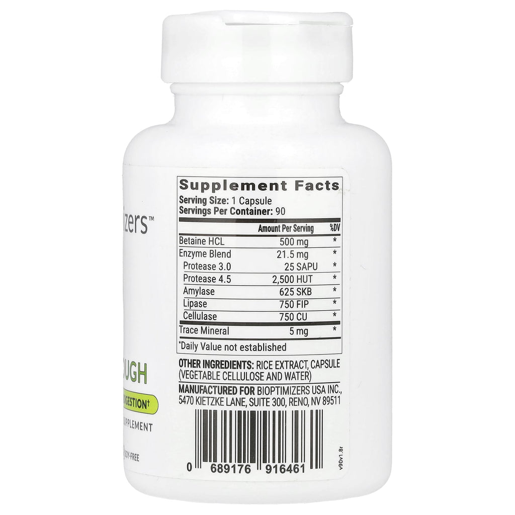 BIOptimizers, HCL Breakthrough, 90 Veggie Caps