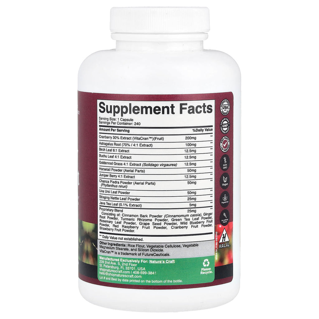 Nature's Craft, Kidney Support, 240 Capsules