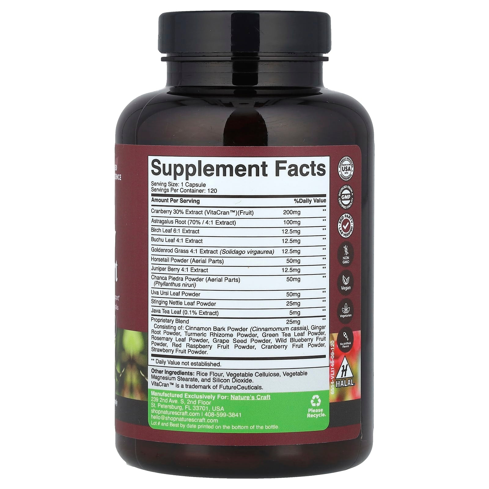 Nature's Craft, Kidney Support , 120 Capsules