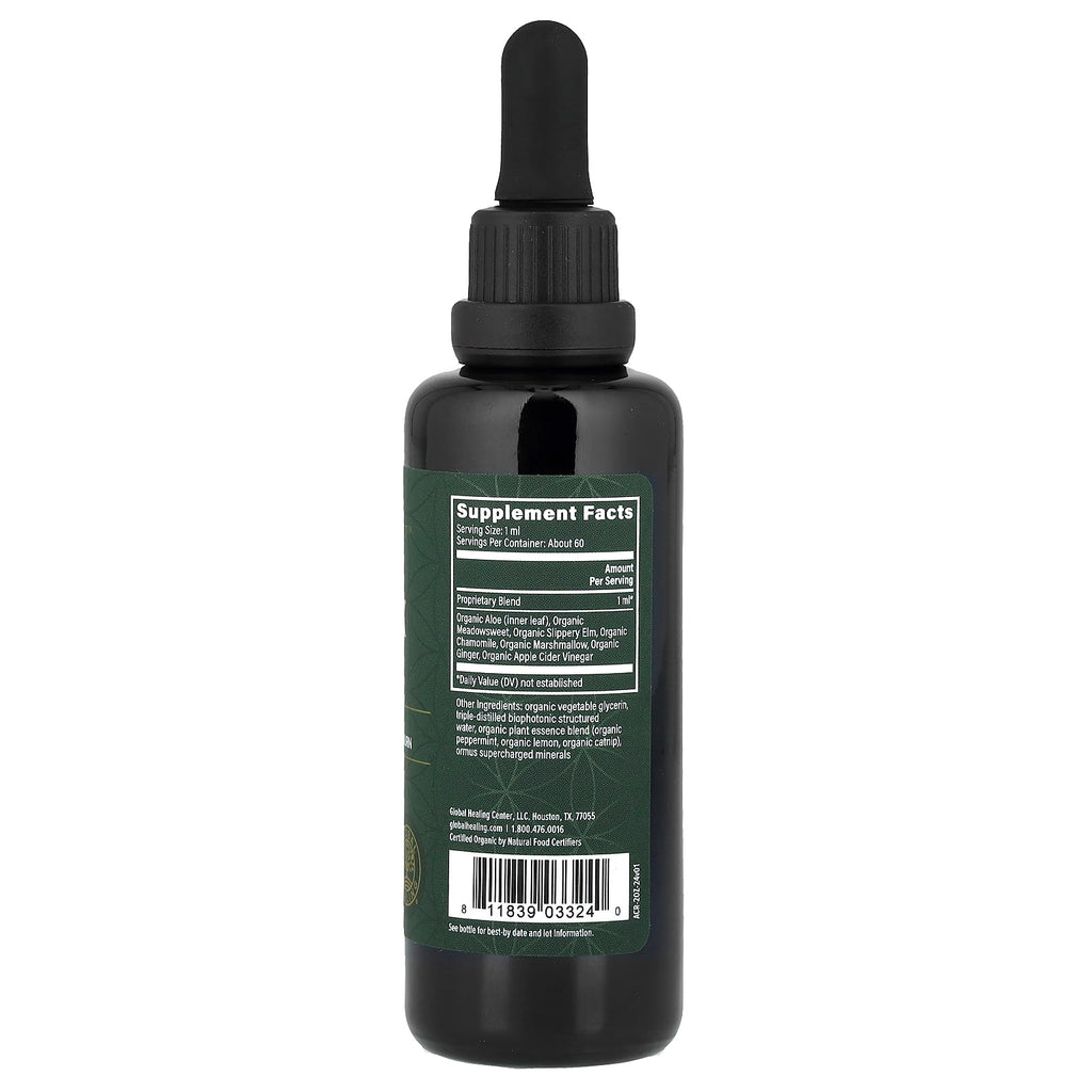 Global Healing, Raw Herbal Extract™, Acid Reflux Relief, 2 fl oz (59.2 ml)