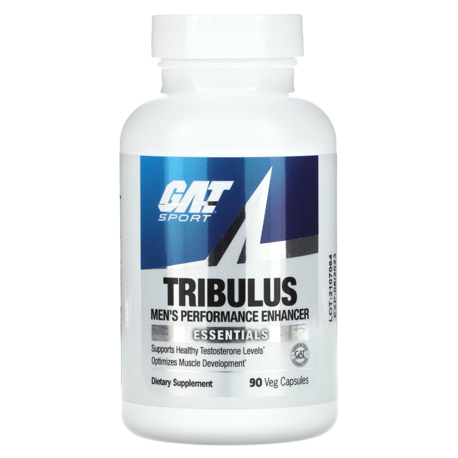 GAT, Tribulus, Men's Performance Enhancer, 90 Veg Capsules (750 mg per Capsule)