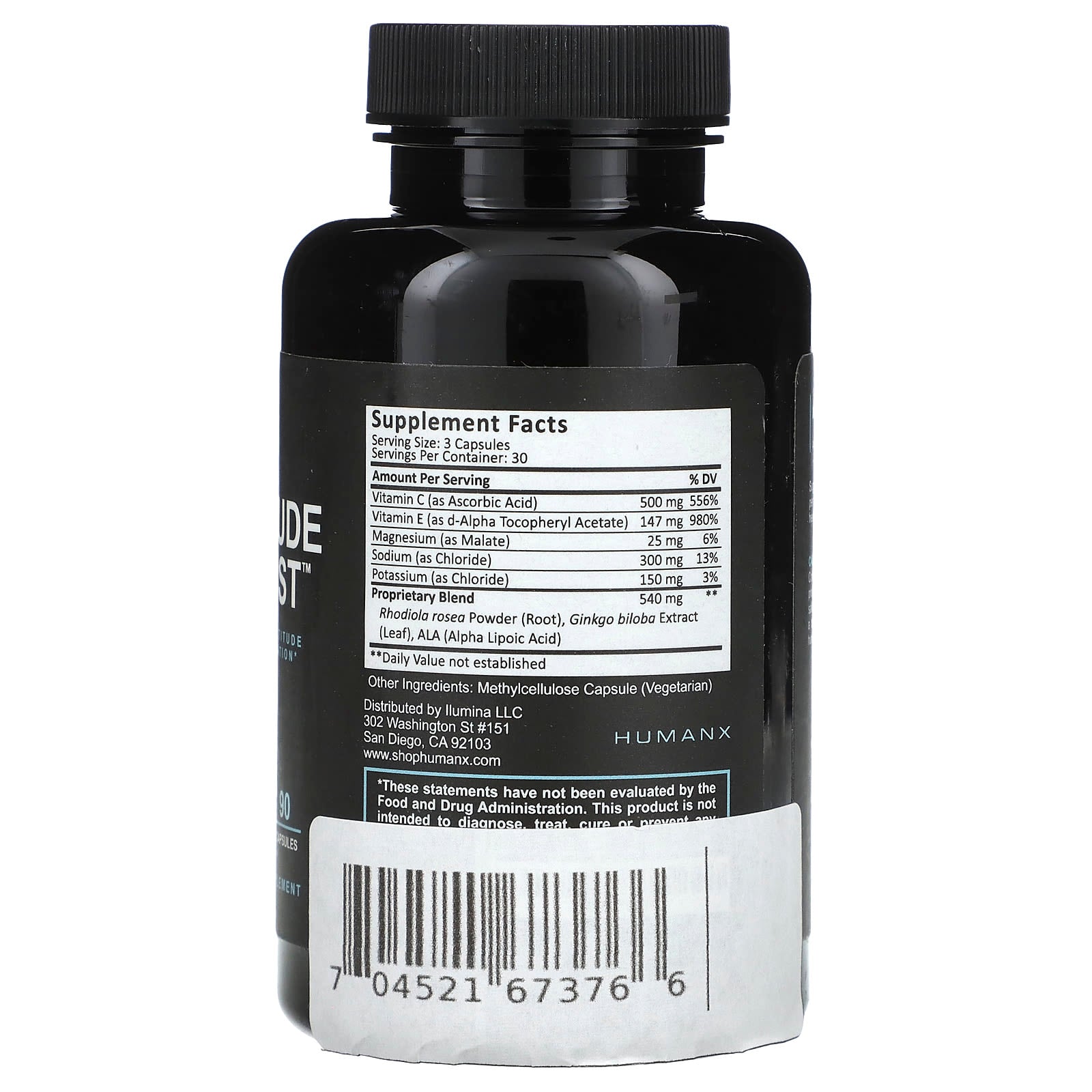 Humanx, Altitude Assist, 90 Capsules