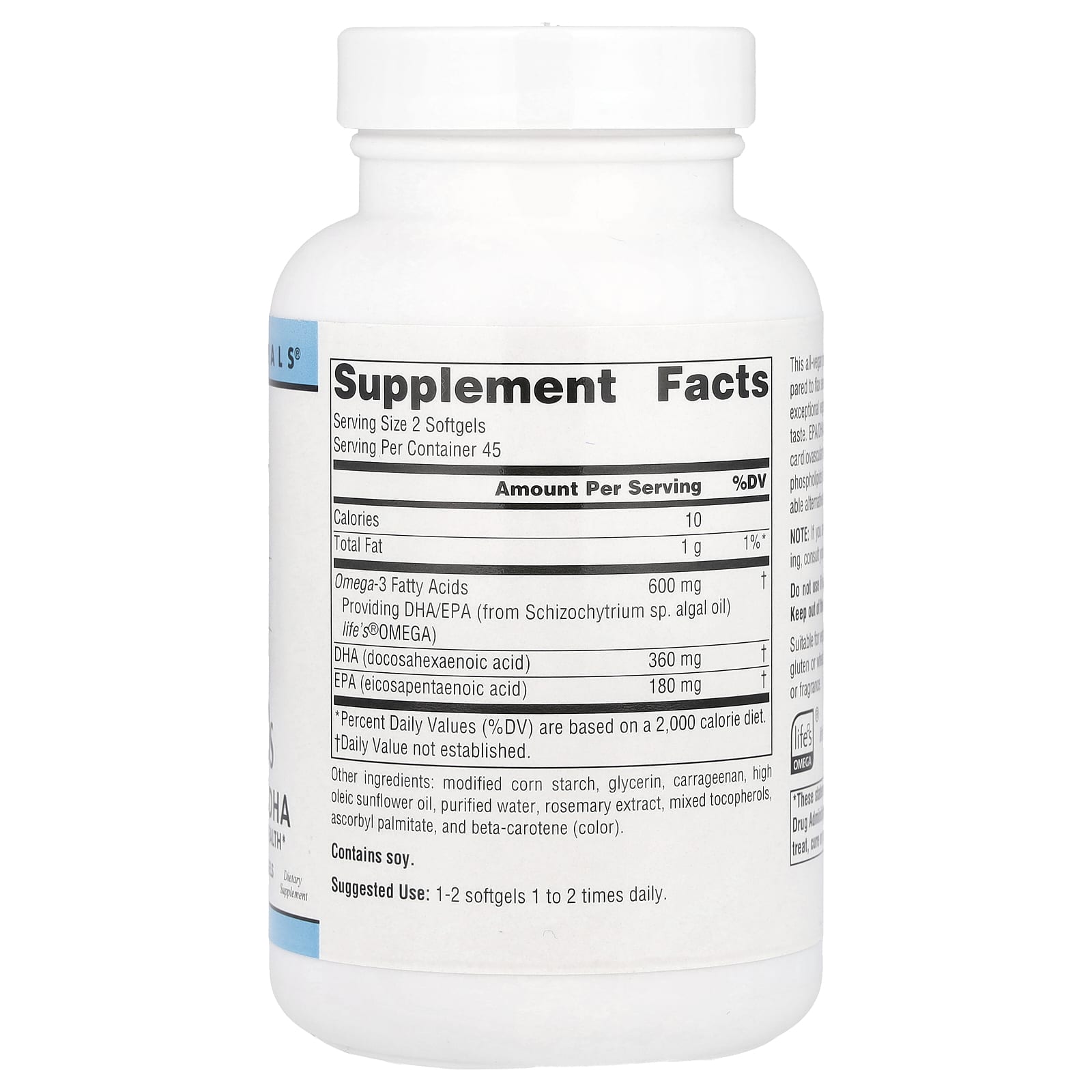 Source Naturals, Vegan Omega-3s, 300 mg , 90 Vegan Softgels