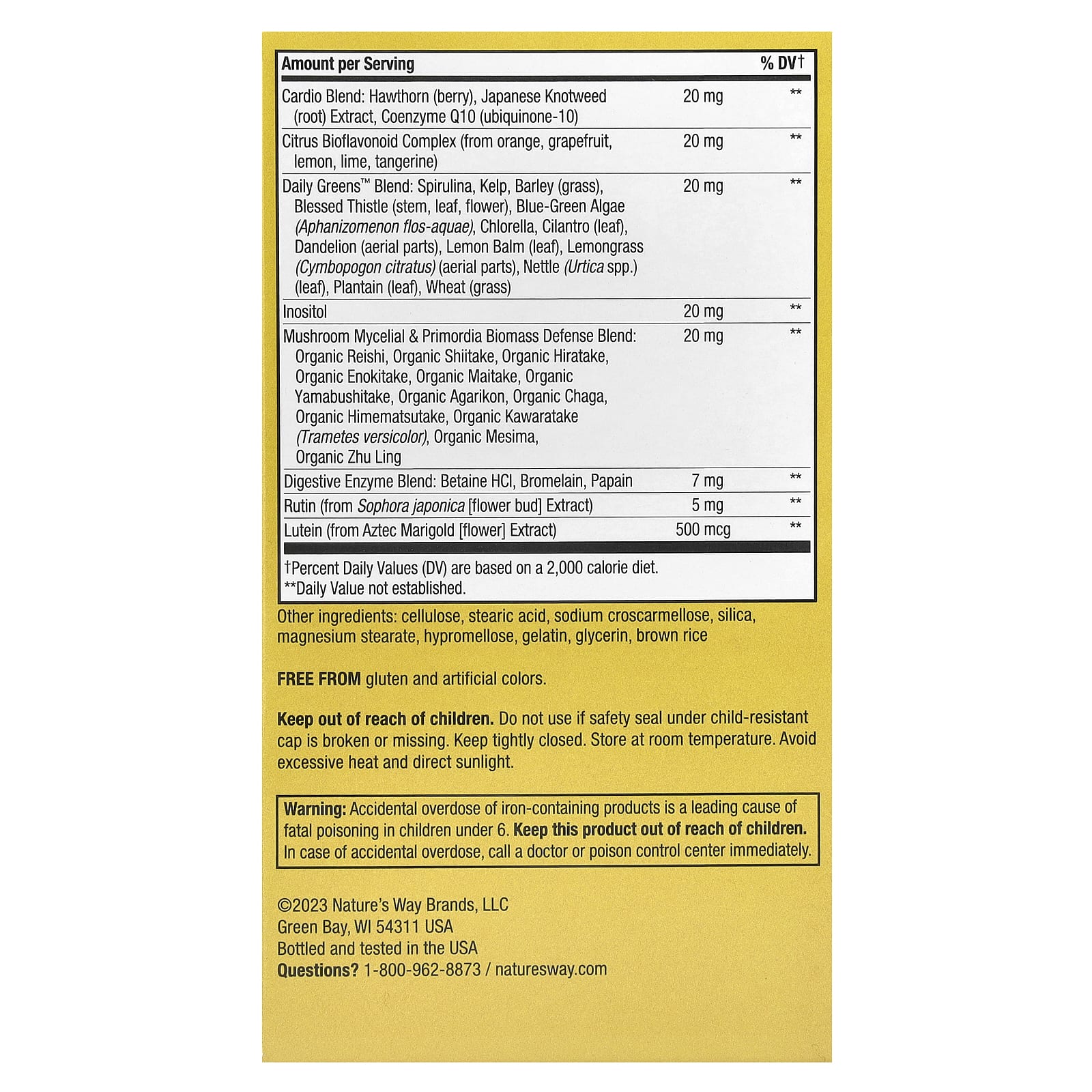 Nature's Way, Alive!® Adult Ultra Multivitamin, 60 Tablets