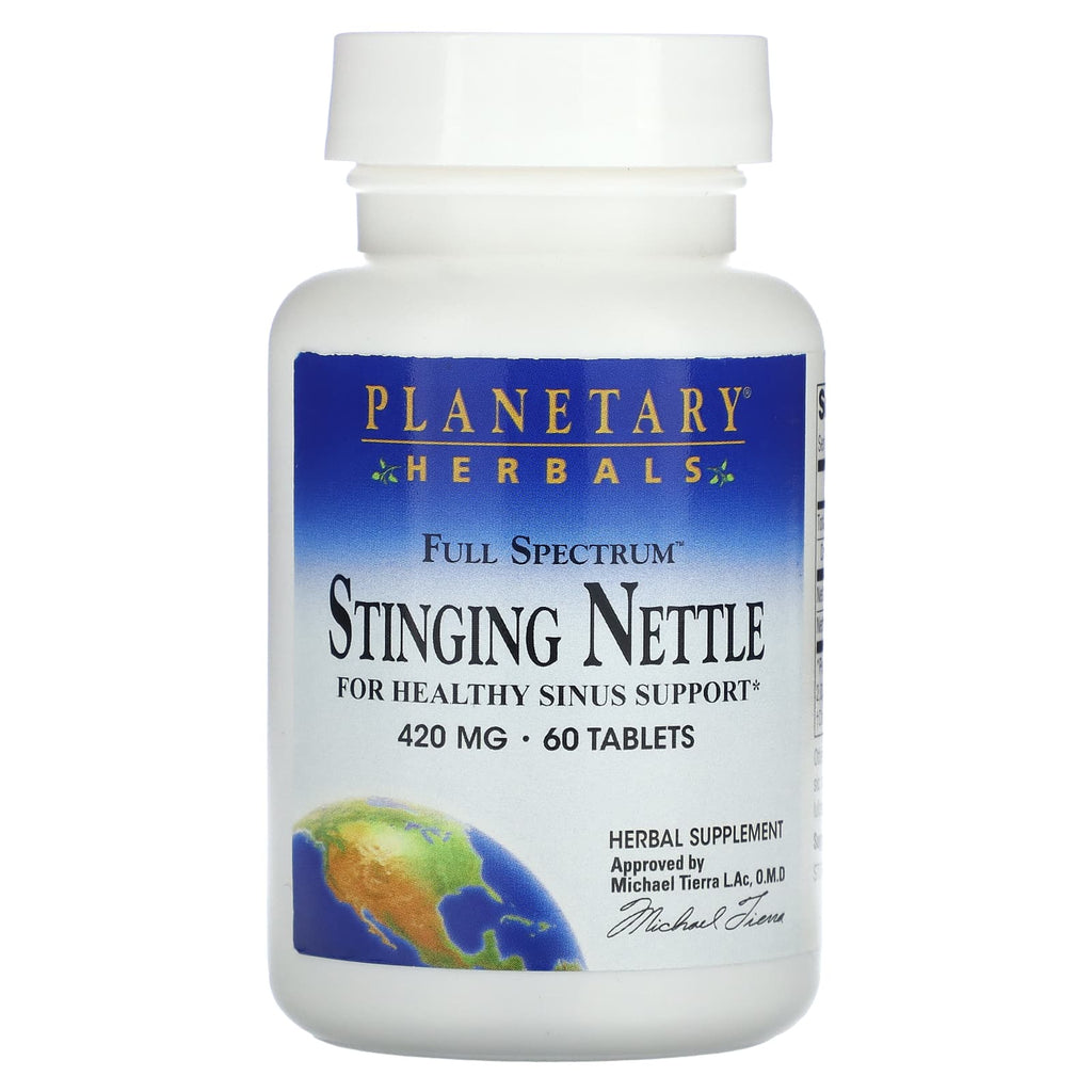 Planetary Herbals, Full Spectrum™ Stinging Nettle, 60 Tablets