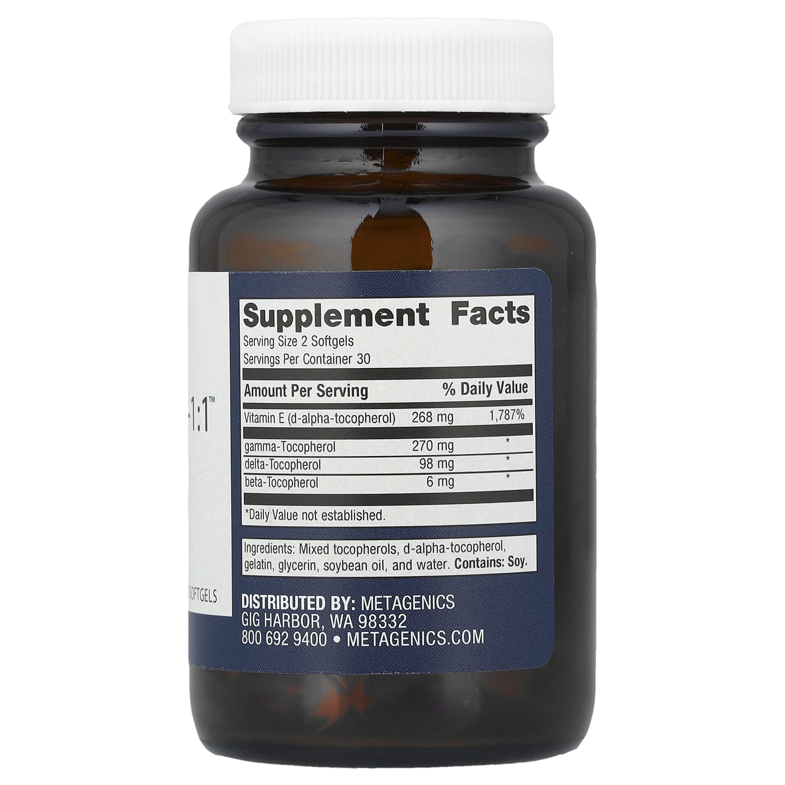 Metagenics, E Complex—1:1™, 60 Softgels