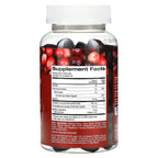 California Gold Nutrition, Cranberry & Probiotic Gummies with Cranberry Concentrate, Fructooligosaccharides and Bacillus coagulans, Natural Cranberry, 90 Vegetarian Gummies