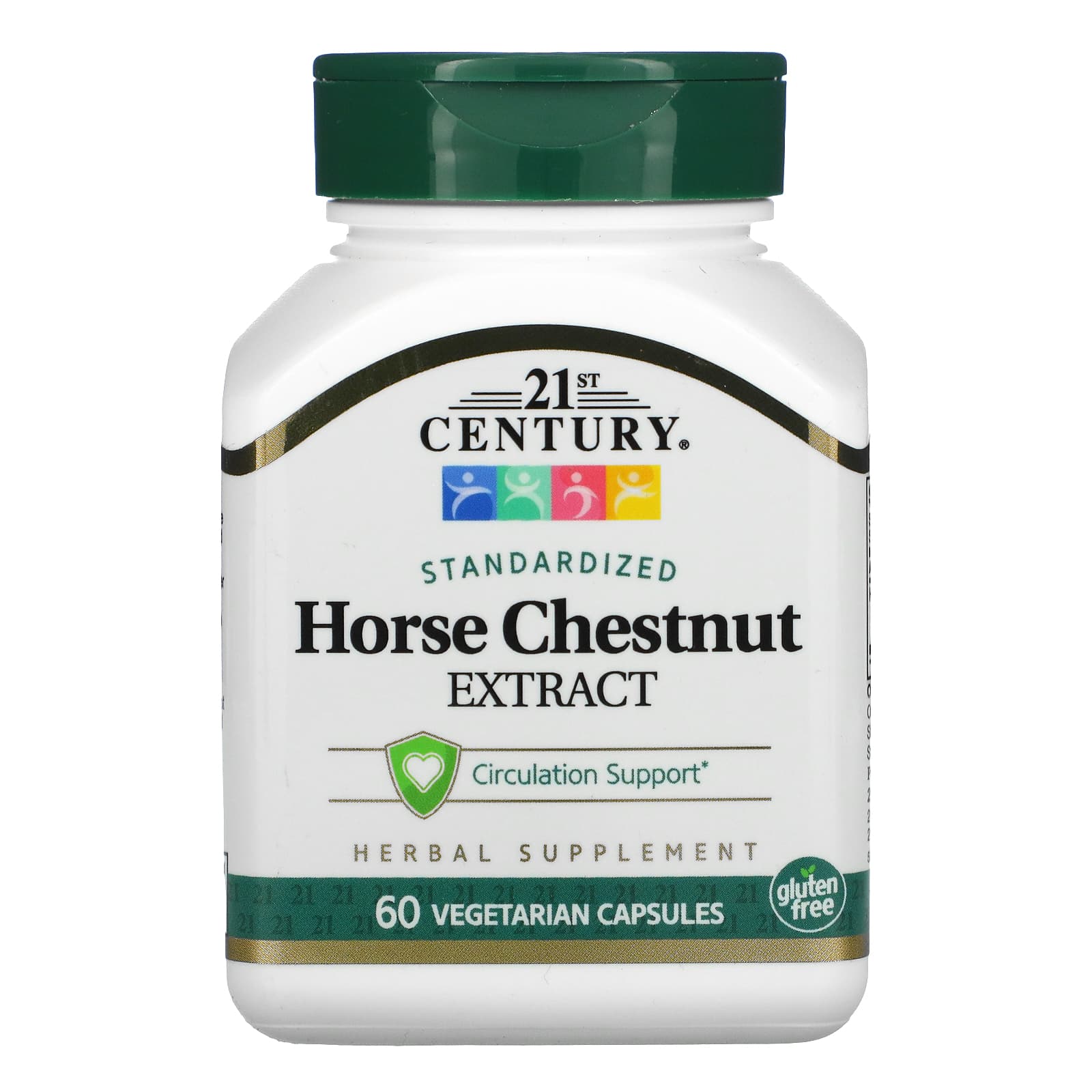 21st Century, Horse Chestnut Extract, Standardized, 60 Vegetarian Capsules (300 mg per Capsules)