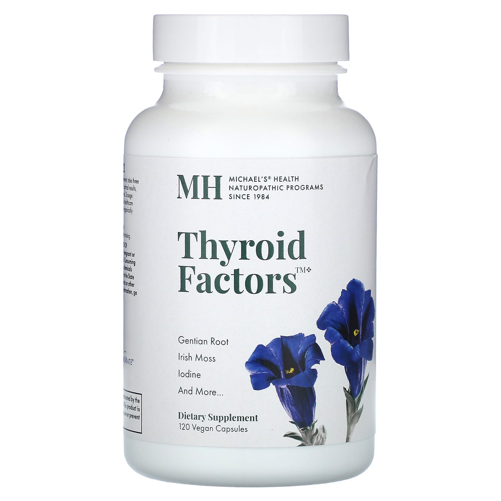 Michael's Health, Thyroid Factors, 120 Vegan Capsules