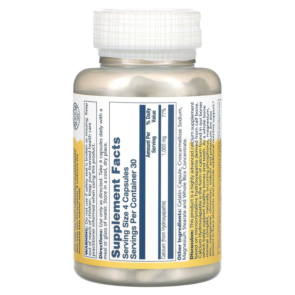 Solaray, Calcium Hydroxyapatite, 120 Capsules (250 mg per Capsule)