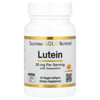 California Gold Nutrition, Lutein with Zeaxanthin from Marigold Extract, 20 mg, 60 Veggie Softgels