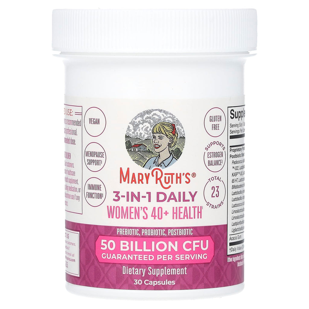 MaryRuth's, 3-In-1 Daily Women's 40+ Health, 30 Capsules