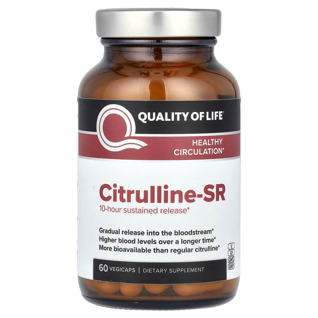 Quality of Life, Citrulline-DR, 60 Vegicaps (400 mg Per Capsule)