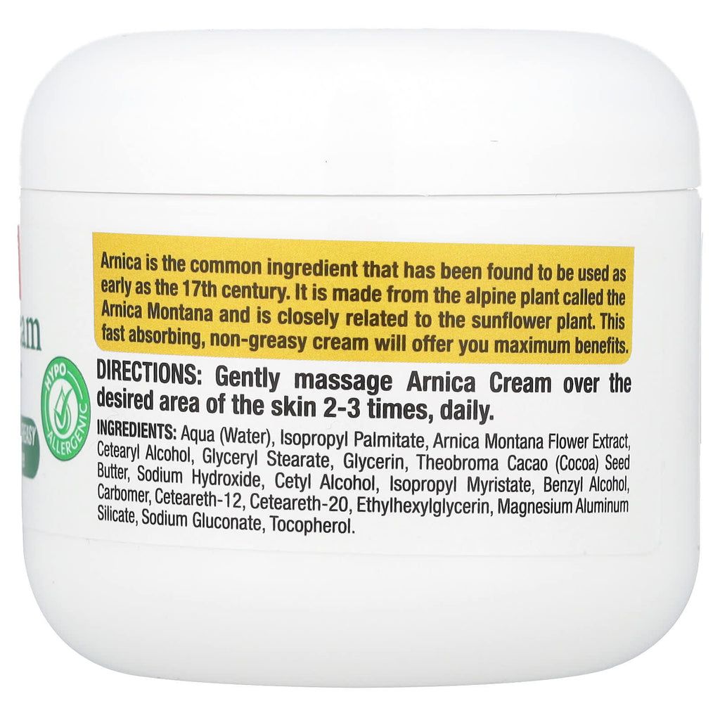 Homeolab USA, Arnica Cream, Fragrance Free , 4 oz (113 g)