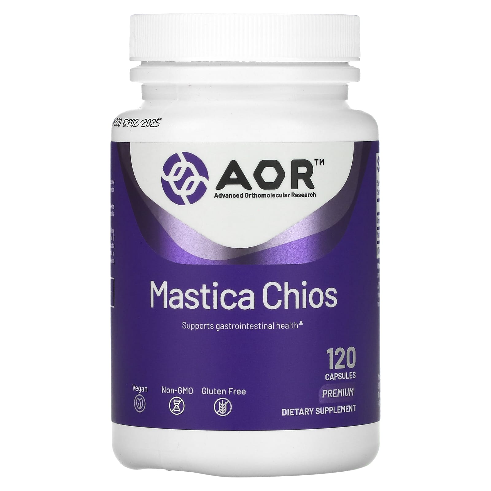 Advanced Orthomolecular Research AOR, Mastica Chios, 400 mg , 120 Capsules