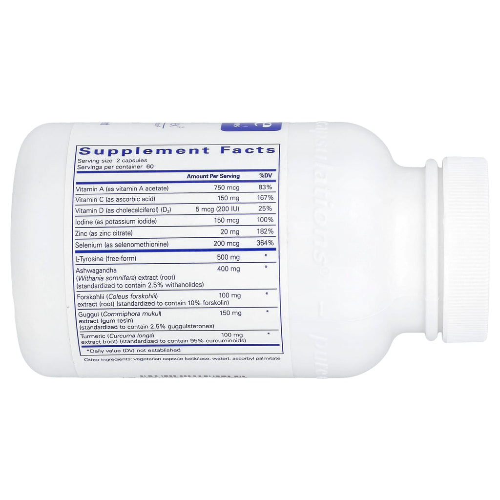 Pure Encapsulations, Thyroid Support Complex , 120 Capsules