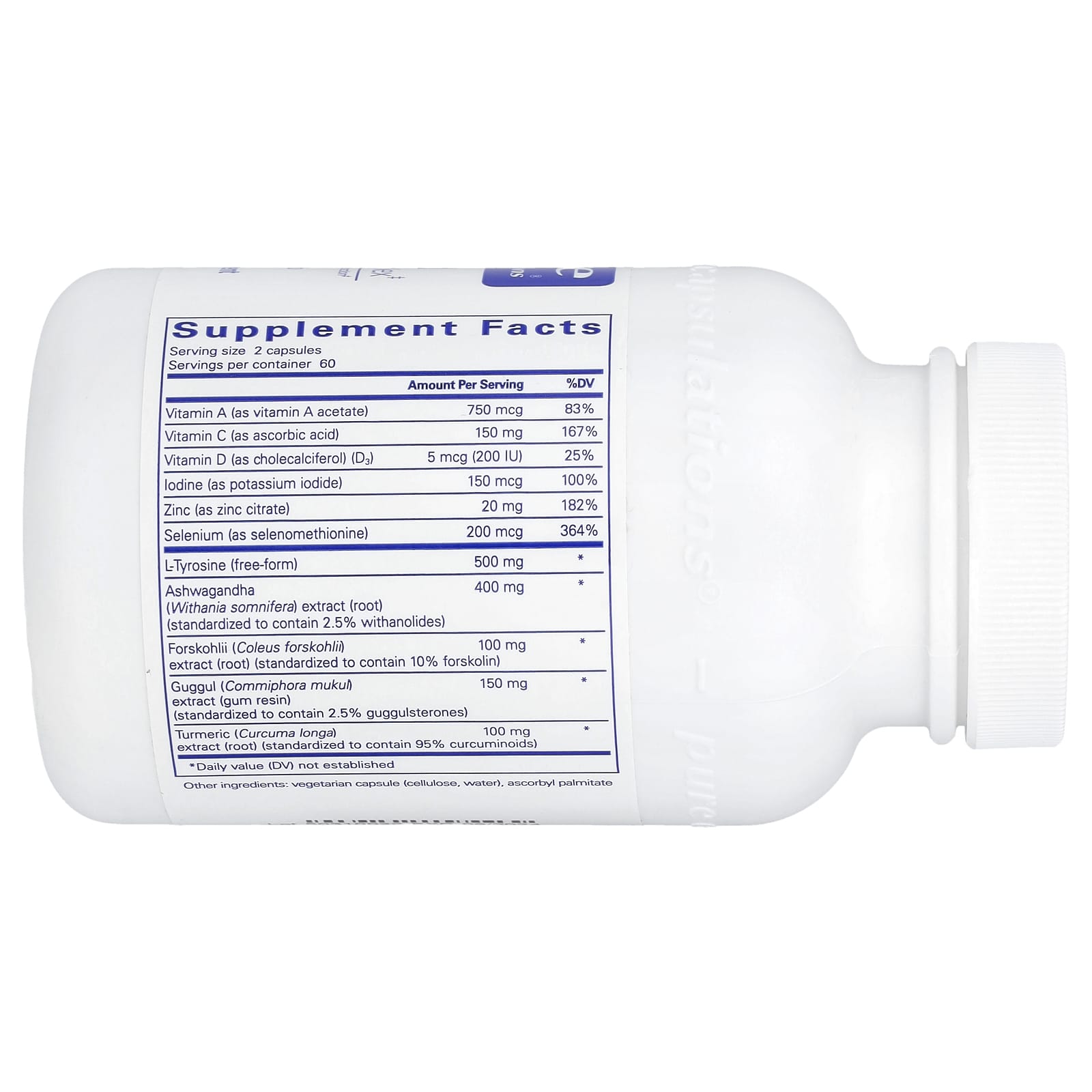 Pure Encapsulations, Thyroid Support Complex , 120 Capsules