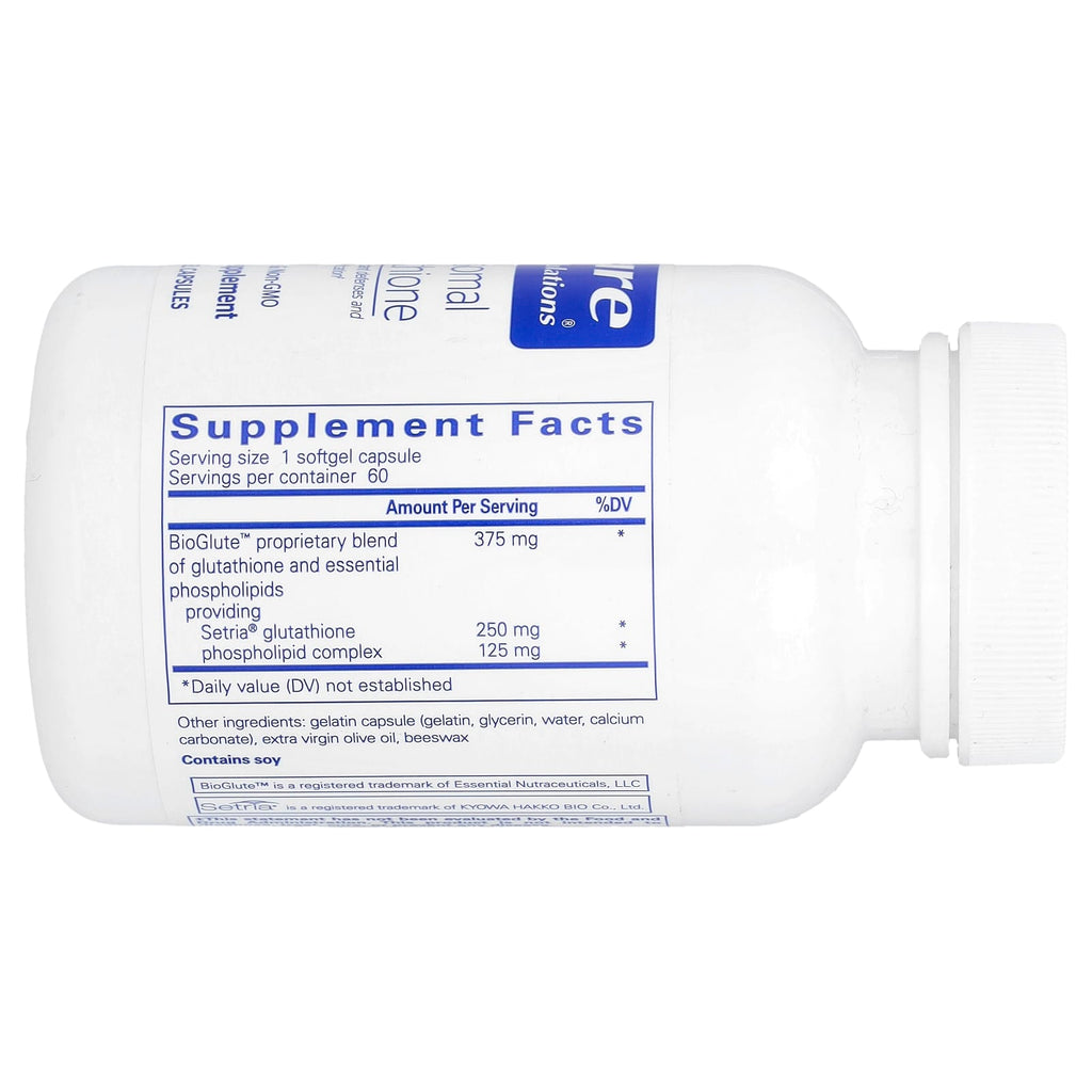 Pure Encapsulations, Liposomal Glutathione, 60 Softgel Capsules (375 mg per Softgel)