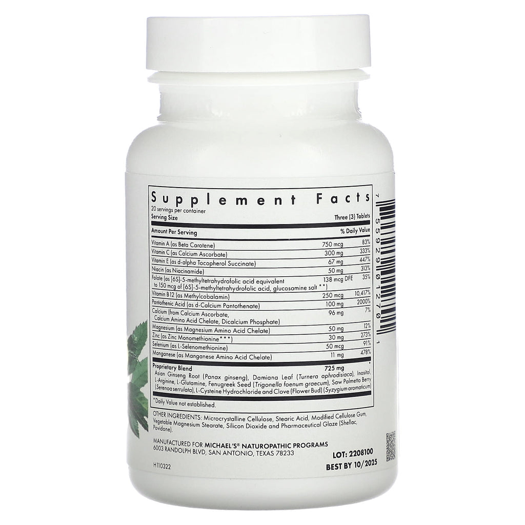 Michael's Health, Male Reproductive Factors, 60 Vegetarian Tablets