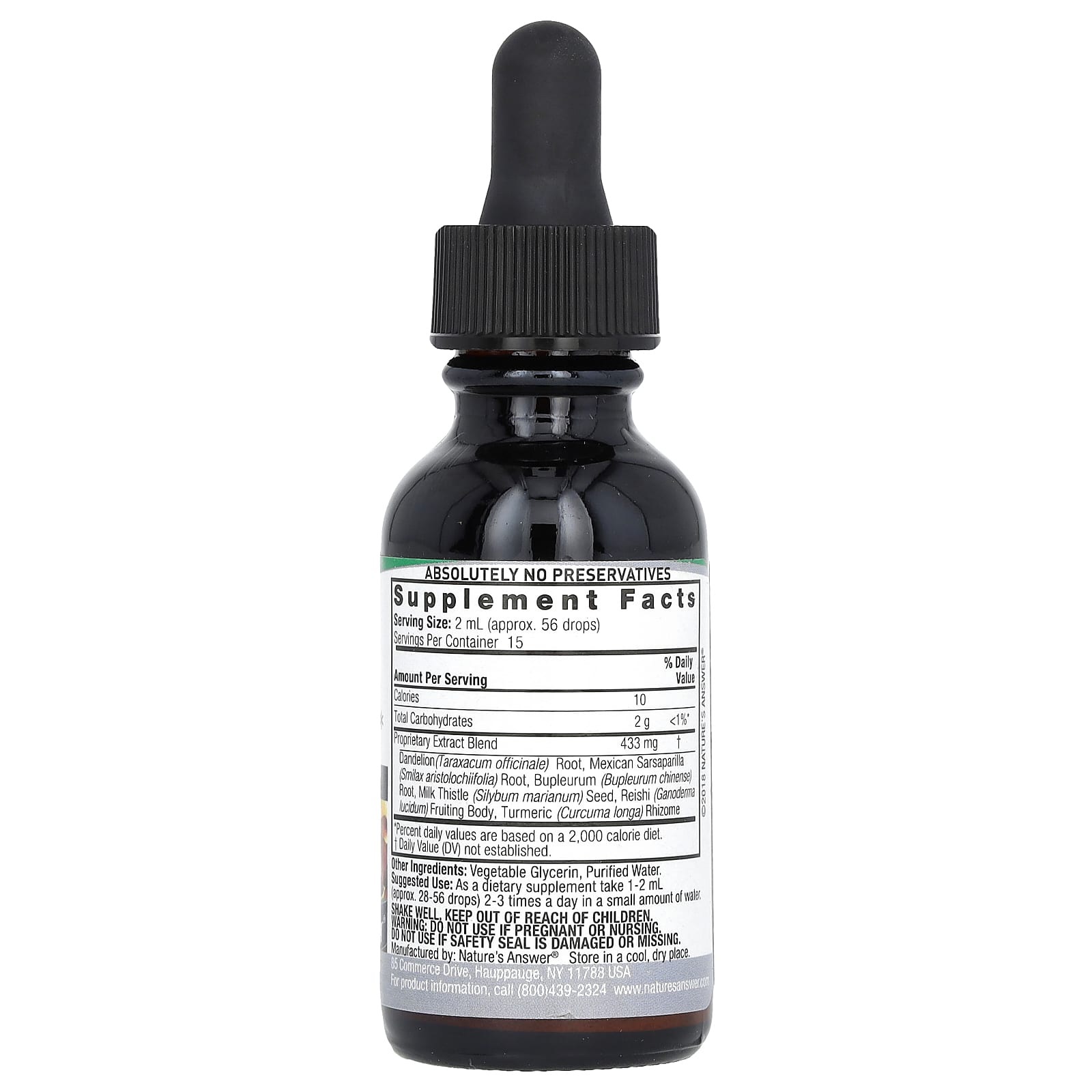 Nature's Answer, Liver Tone, Alcohol-Free, 2,000 mg, 1 fl oz (30 ml)