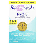 Rephresh, Pro-B, Vaginal Probiotic Supplement, 5 Billion CFU, 30 Capsules