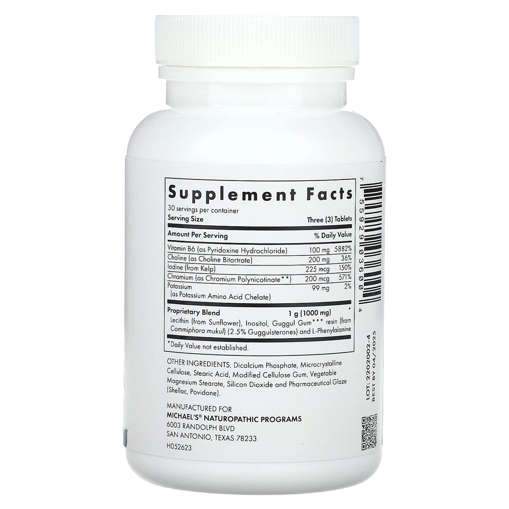Michael's Health, Fat Metabolism Factors, 90 Vegetarian Tablets