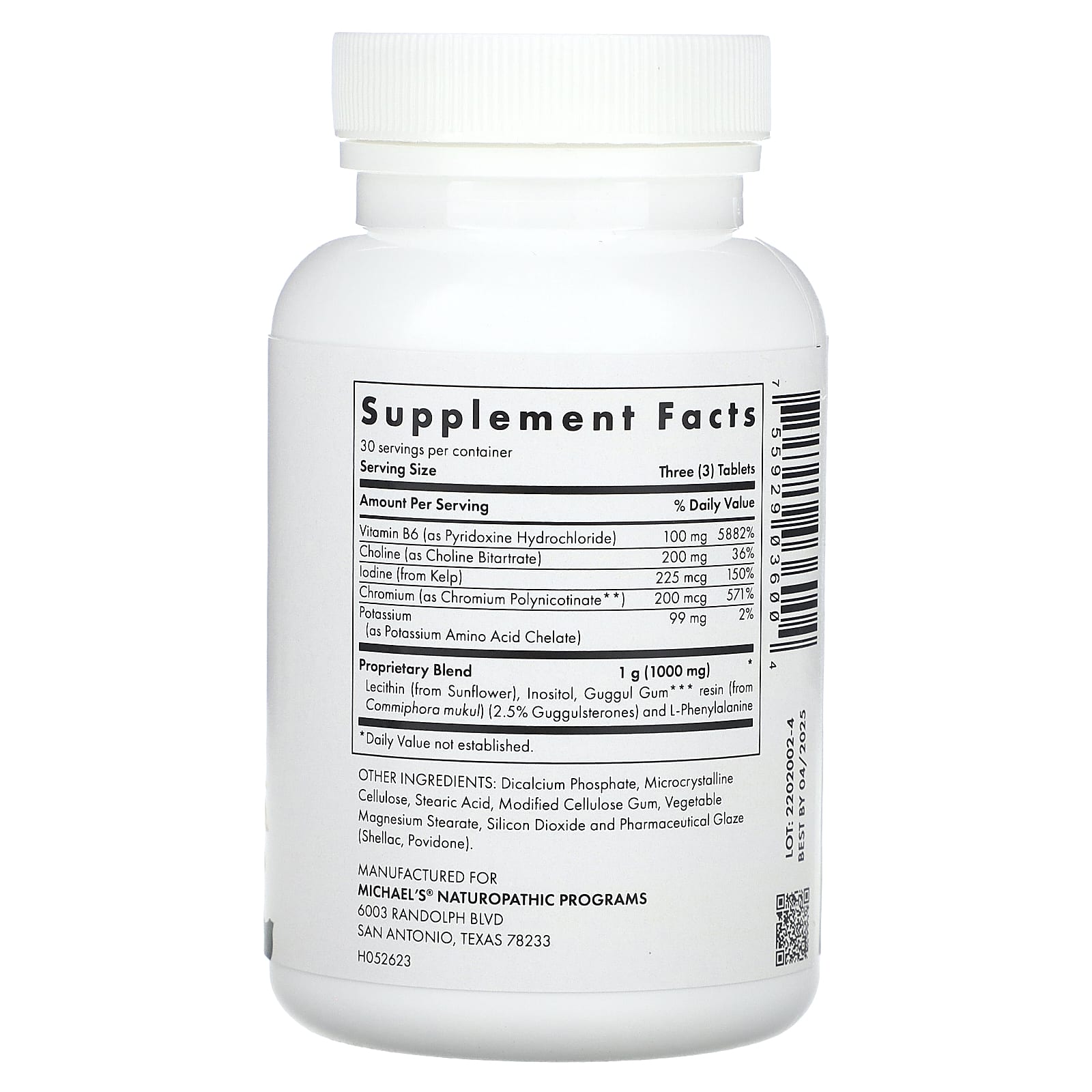 Michael's Health, Fat Metabolism Factors, 90 Vegetarian Tablets