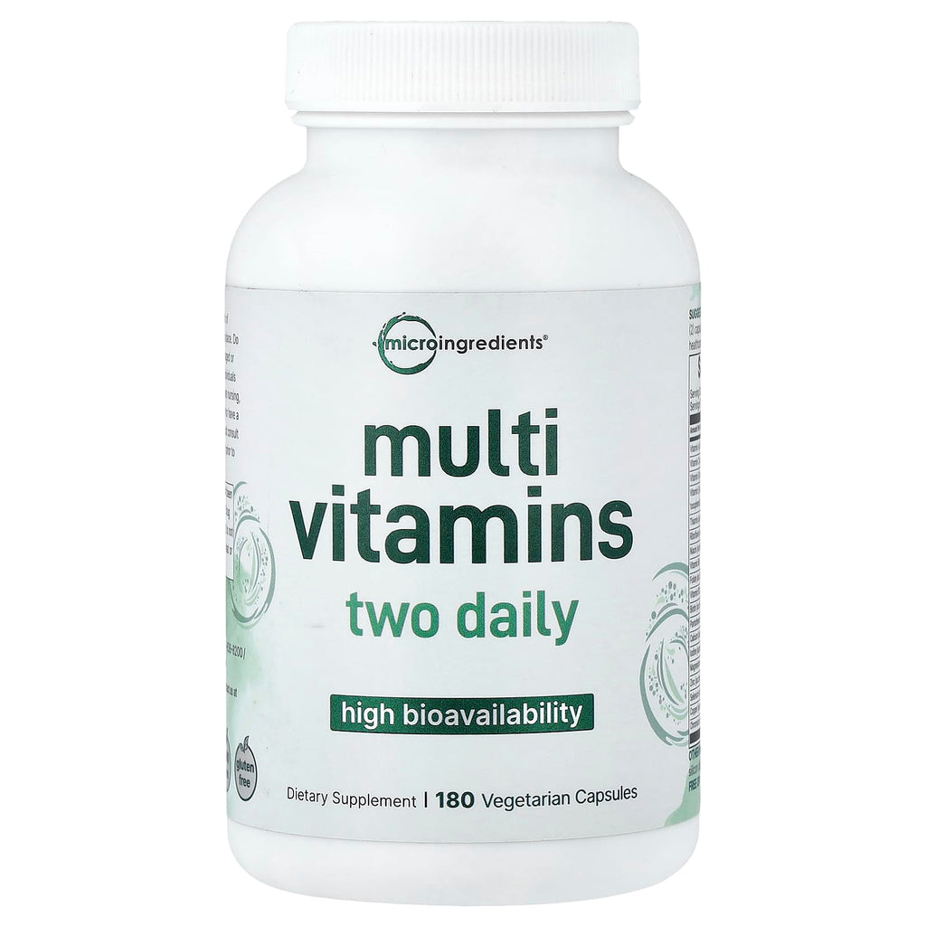 Micro Ingredients, Multi Vitamins, High Bioavailability, 180 Vegetarian Capsules