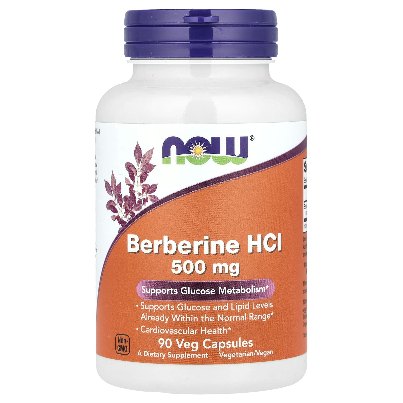 NOW Foods, Berberine HCl, 500 mg , 90 Veg Capsules