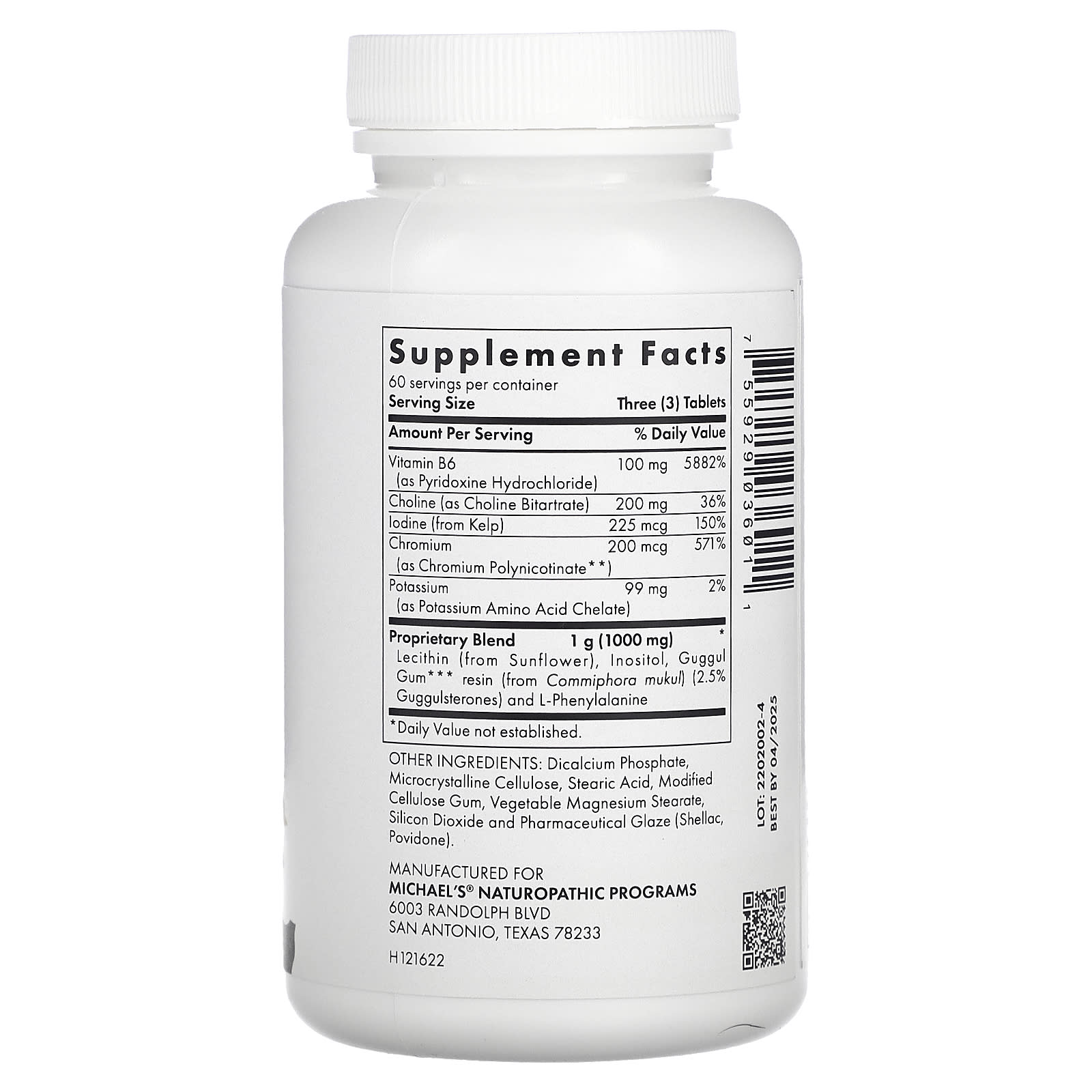 Michael's Health, Fat Metabolism Factors, 180 Vegetarian Tablets