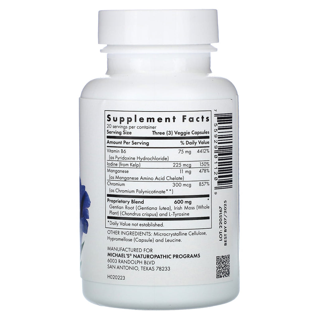 Michael's Health, Thyroid Factors, 60 Vegan Capsules