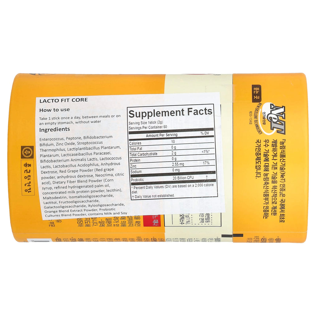 Lactofit, Probiotic, Core, 60 Sticks, (2 g) Each