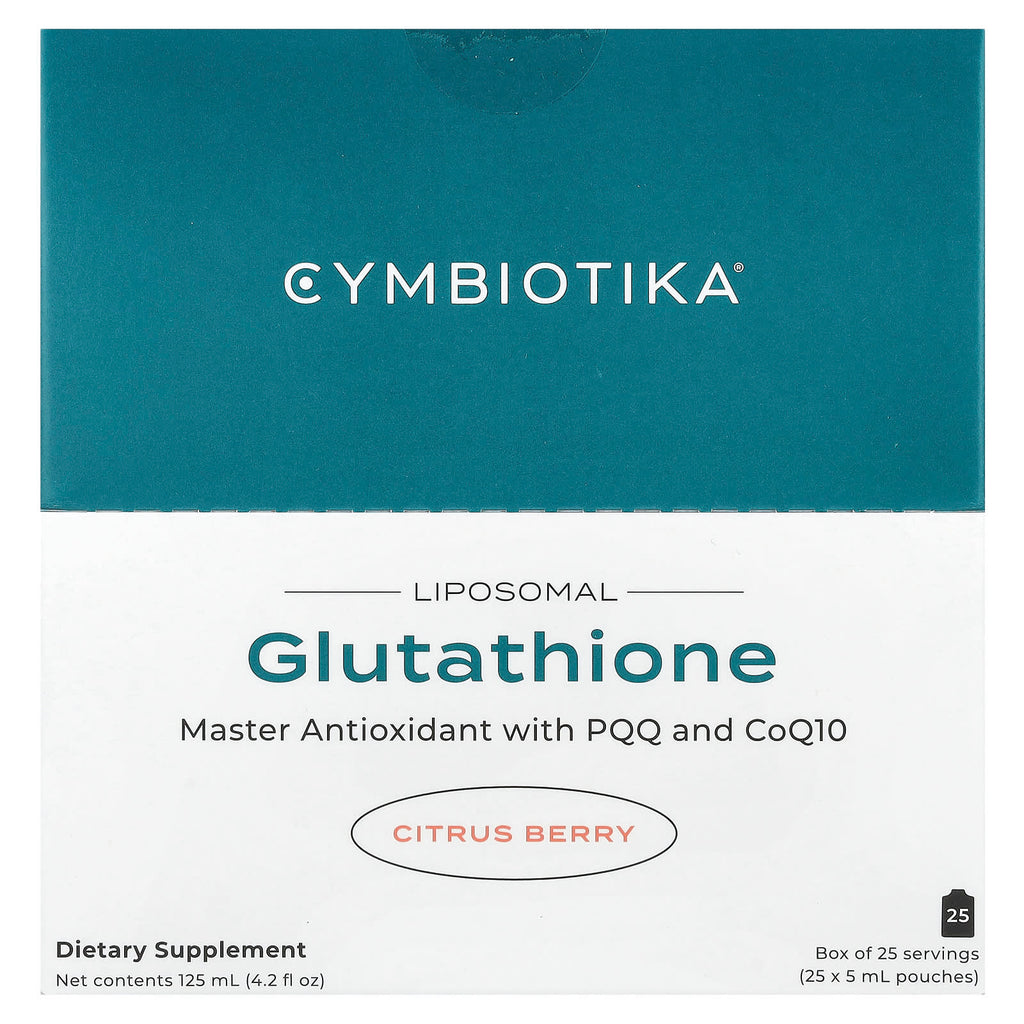 Cymbiotika, Glutathione, Liposomal, Citrus Berry, 25 Pouches, 5 ml Each