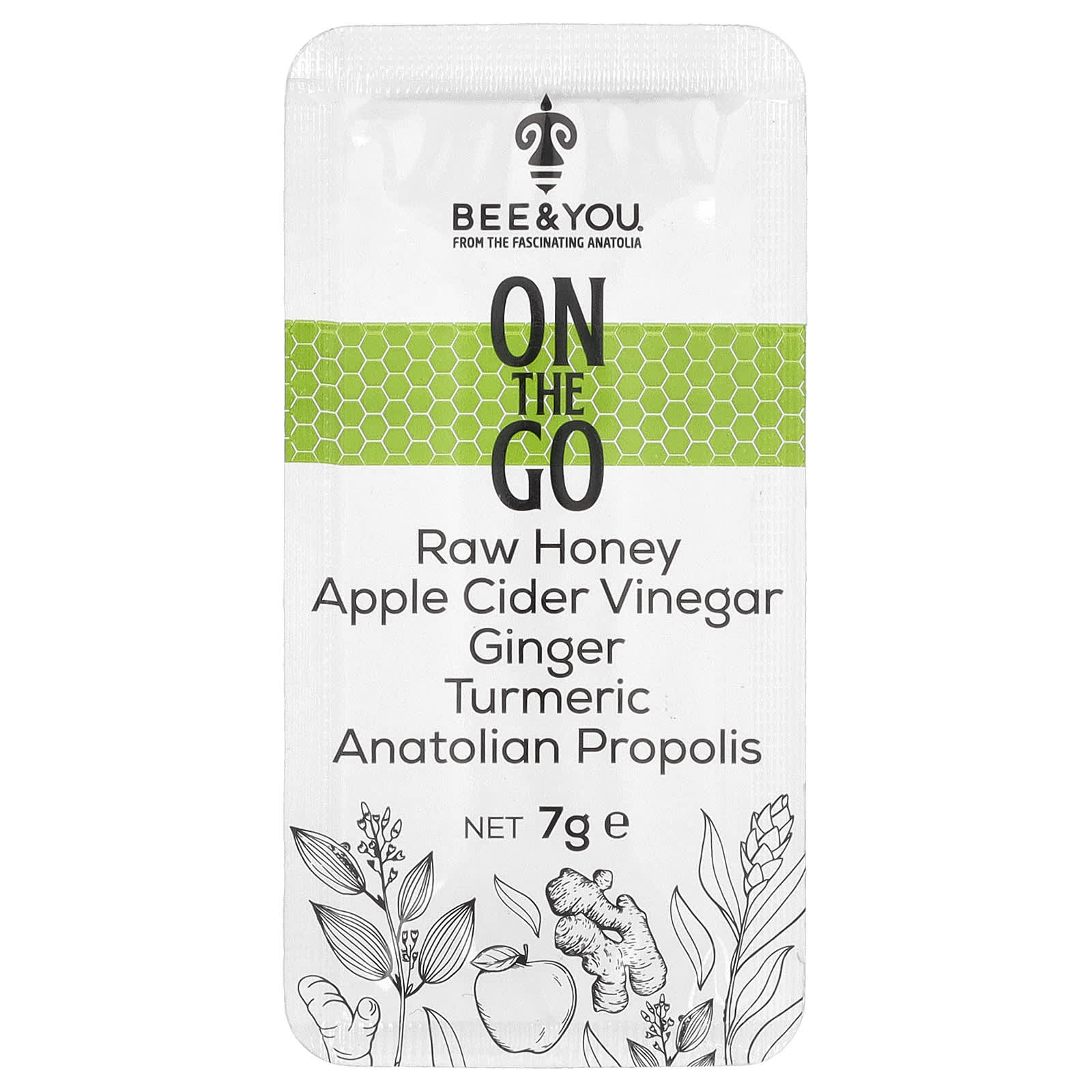 Bee & You, On The Go, Detox, 7 Packs, 0.25 oz (7 g) Each