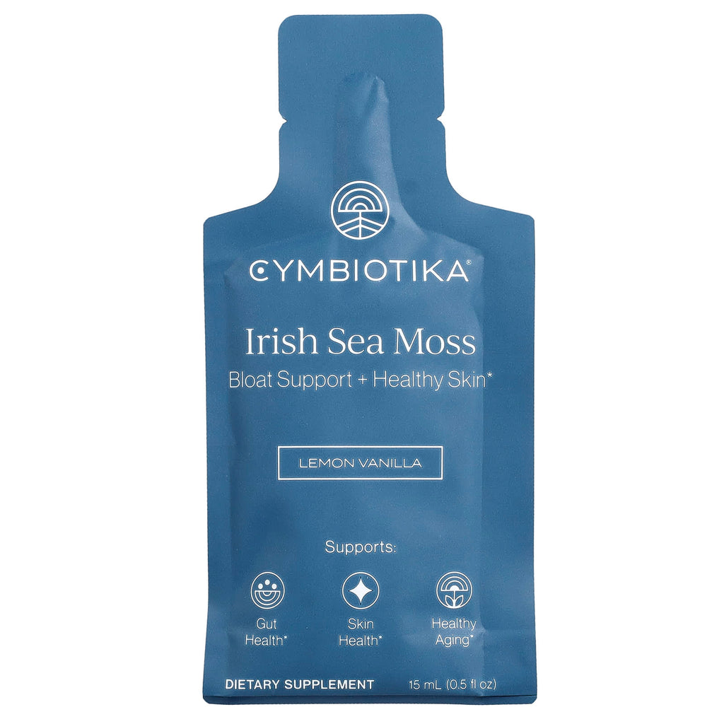 Cymbiotika, Irish Sea Moss, Lemon Vanilla, 26 Liquid Packets, 0.5 fl oz (15 ml) Each