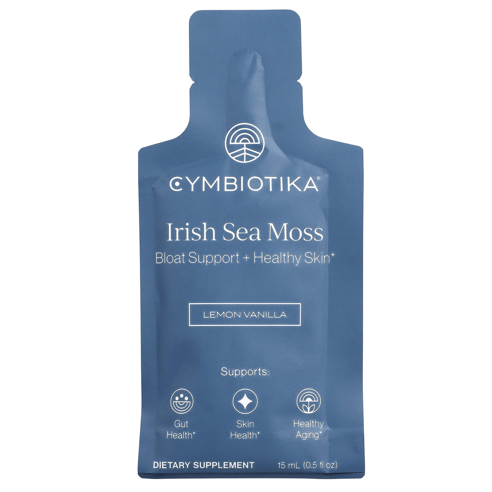 Cymbiotika, Irish Sea Moss, Lemon Vanilla, 26 Liquid Packets, 0.5 fl oz (15 ml) Each