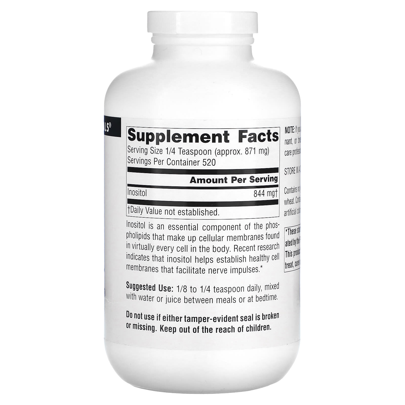 Source Naturals, Pure Inositol Powder, 16 oz (453.6 g)