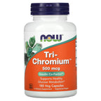 NOW Foods, Tri-Chromium, 500 mcg, 180 Veg Capsules