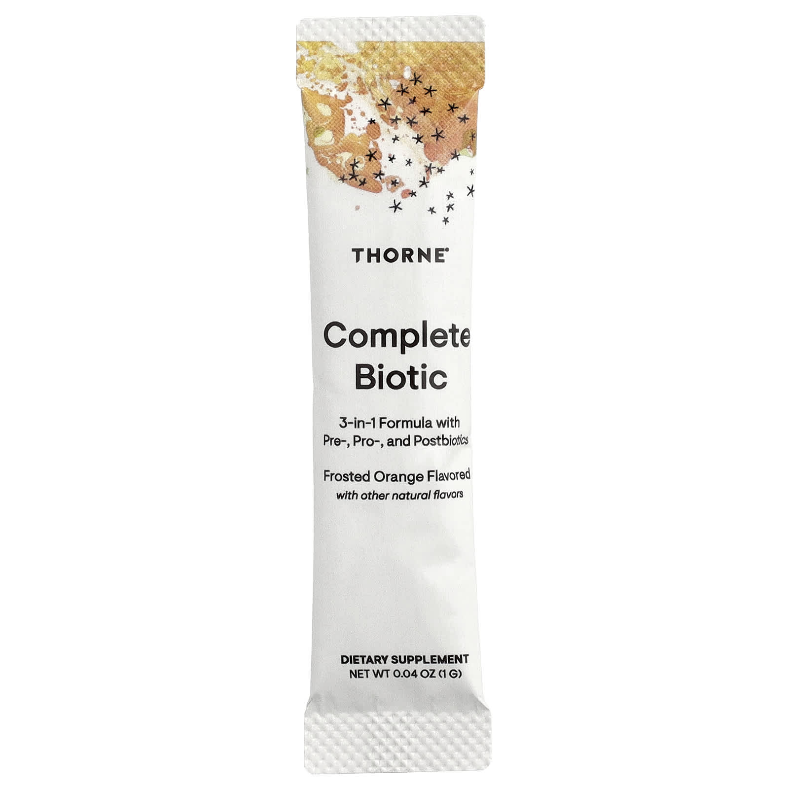 Thorne, Complete Biotic, Frosted Orange, 30 Stick Packs, 0.04 oz (1 g) Each