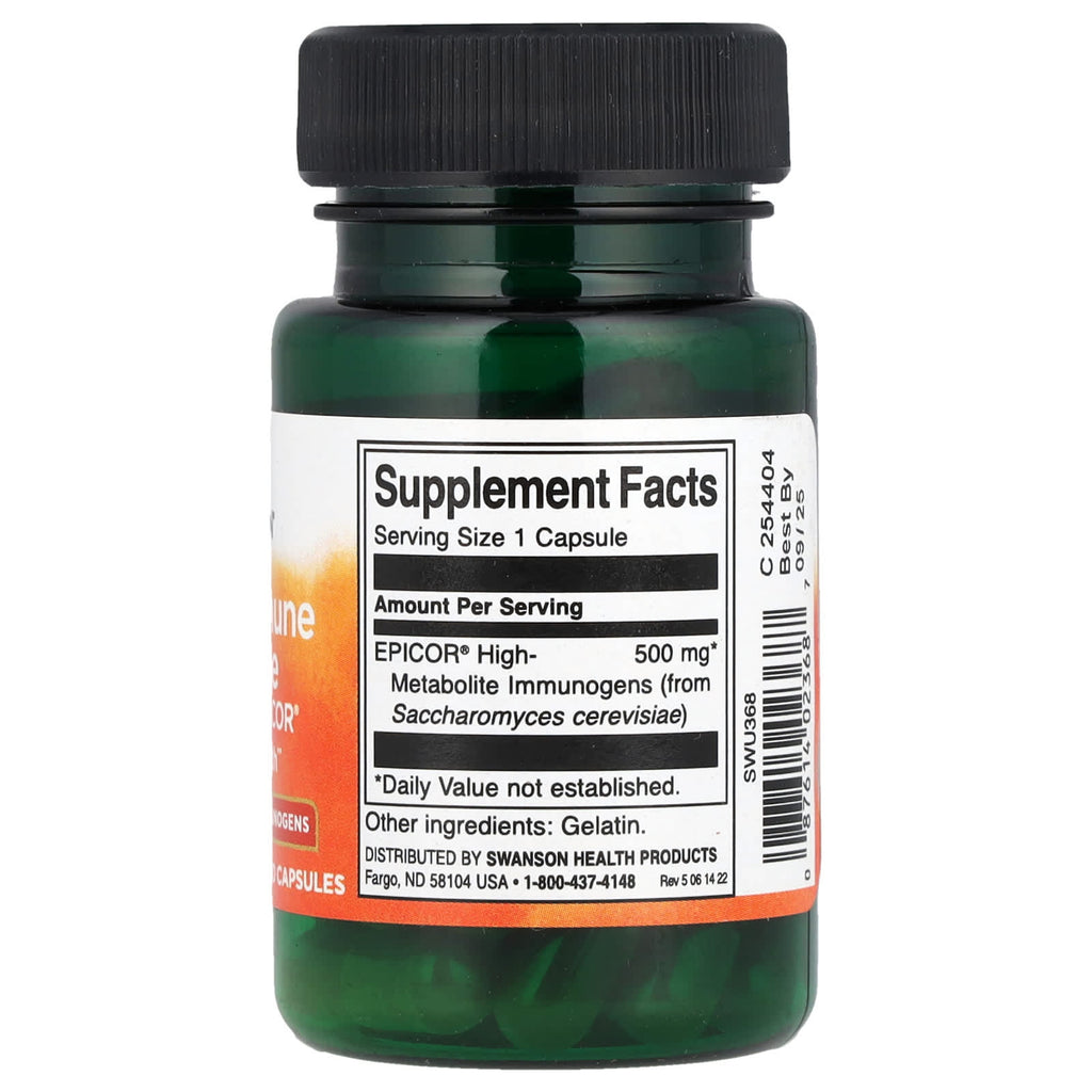 Swanson, Rapid Immune Defense, 30 Capsules (500 mg per Capsule)