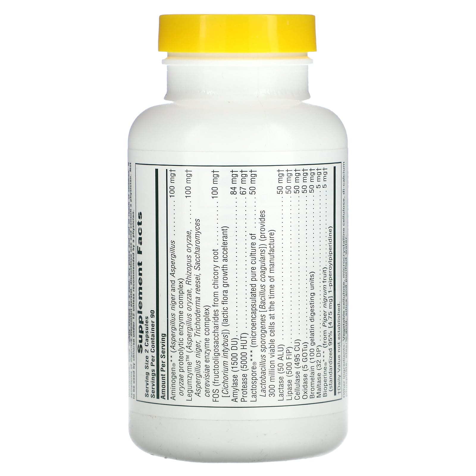 NaturesPlus, Acti-Zyme, 180 Vegan Capsules