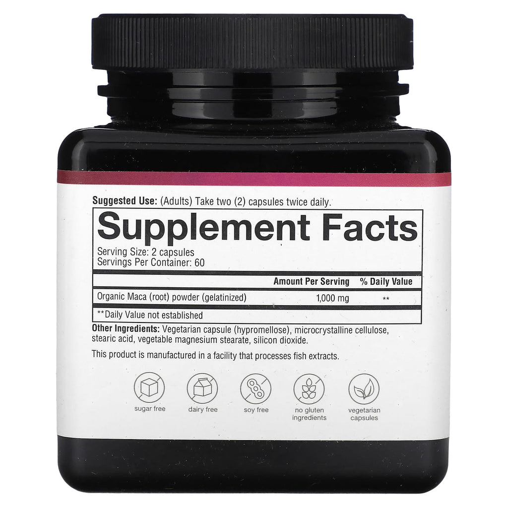 Youtheory, Women's Maca Root, 120 Vegetarian Capsules (500 mg per Capsule)