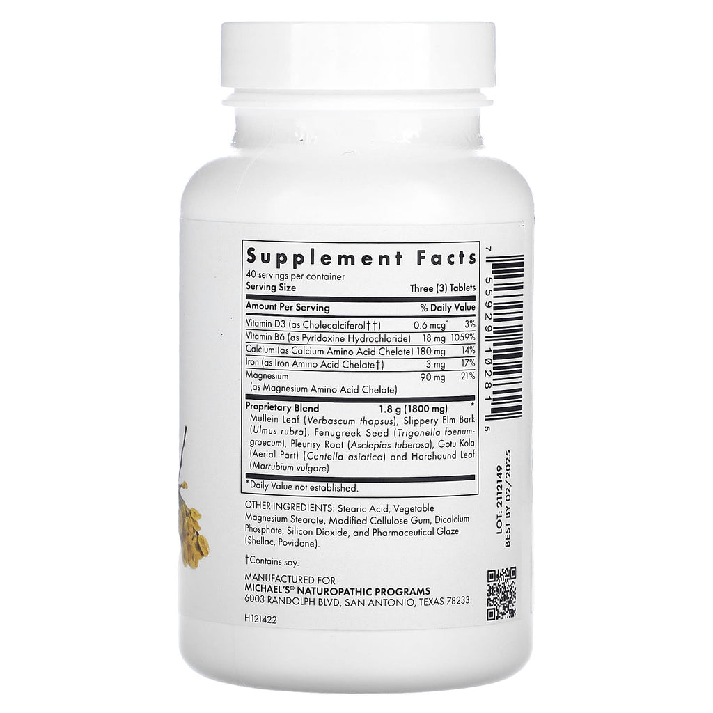 Michael's Health, Lung Factors, 120 Vegetarian Tablets