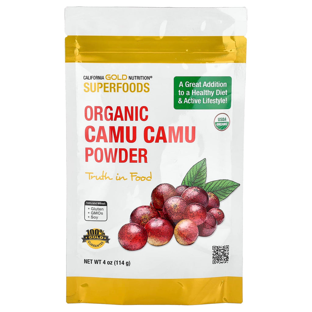 California Gold Nutrition, Superfoods, Organic Camu Camu Powder, 4 oz (114 g)