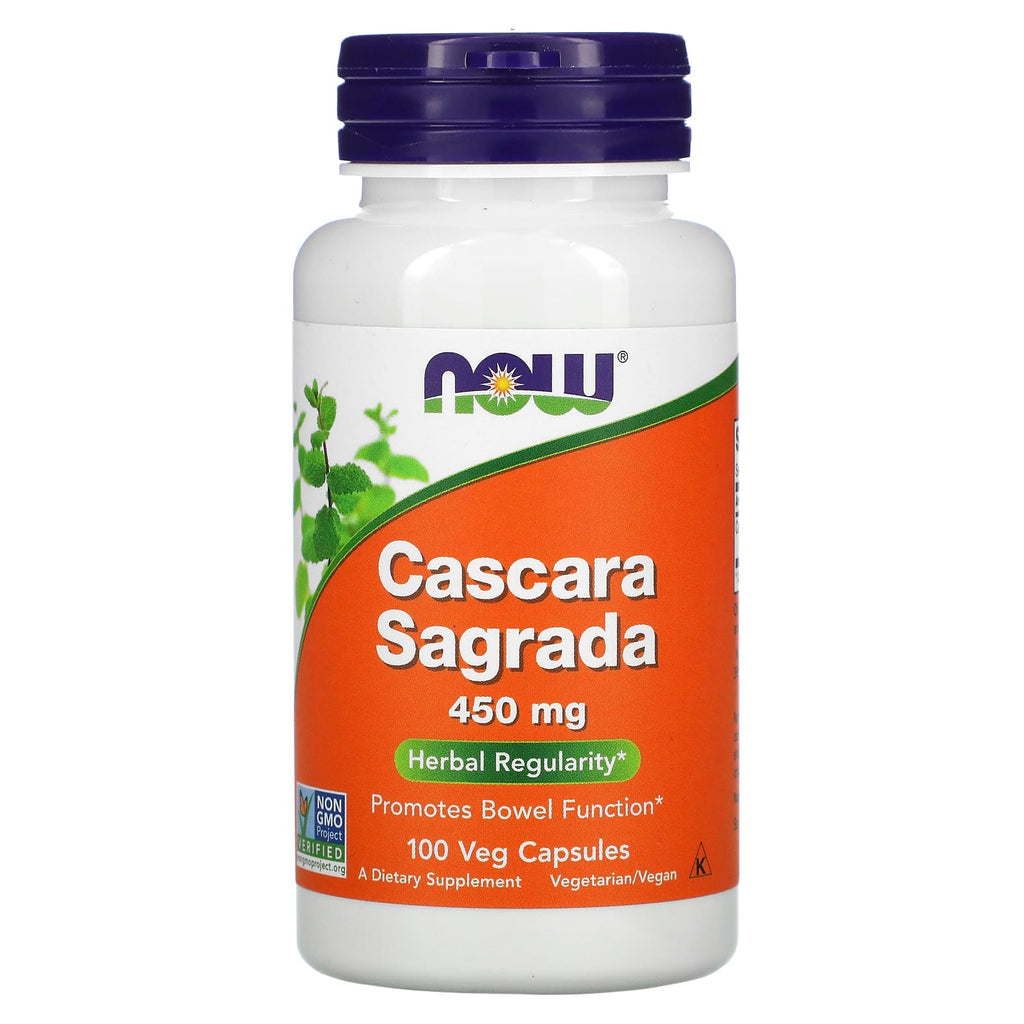 NOW Foods, Cascara Sagrada, 450 mg, 100 Veg Capsules