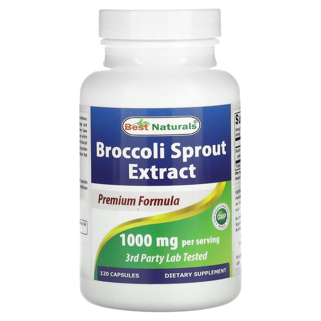Best Naturals, Broccoli Sprout Extract, 120 Capsules (500 mg per Capsule)